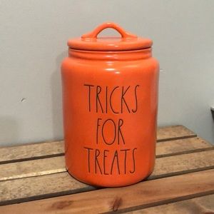 Rae Dunn •Ticks for Treats• Canister